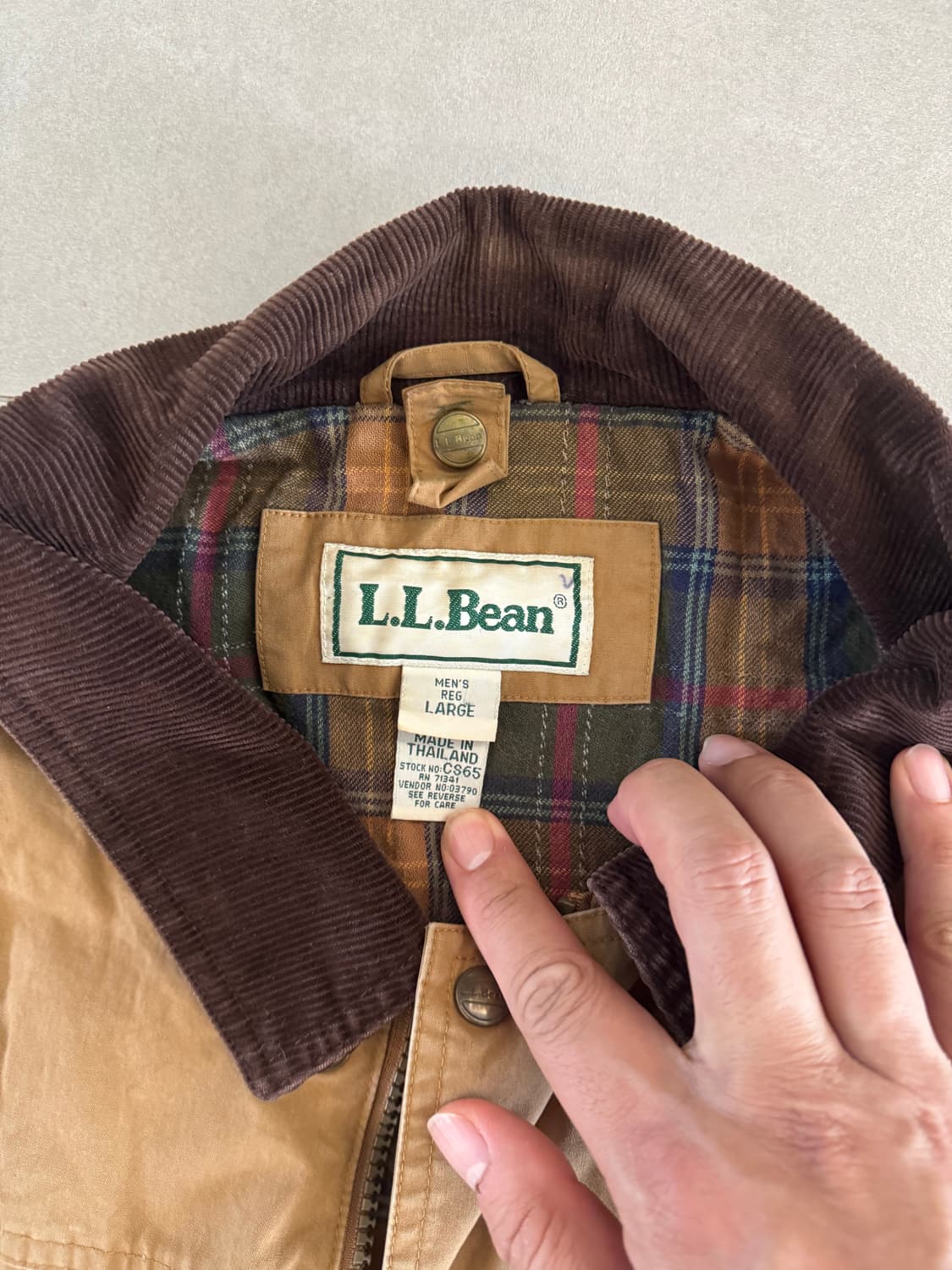 빈티지 L.L Bean 헌팅자켓 L 상품이미지4