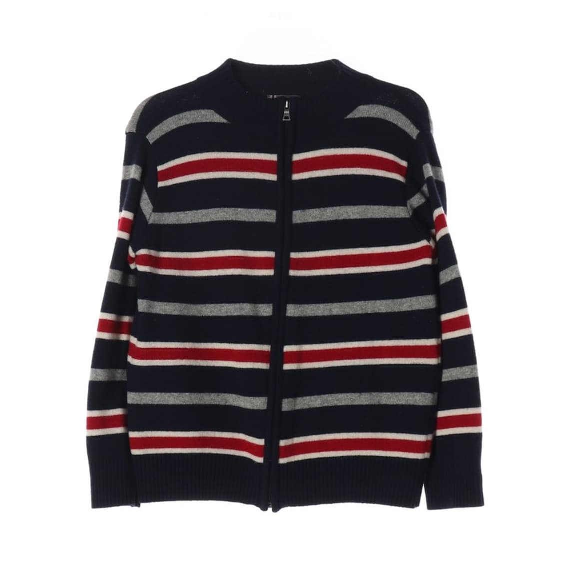 PAUL&LOUIS 스트라이프 집업 니트 L 상품이미지1