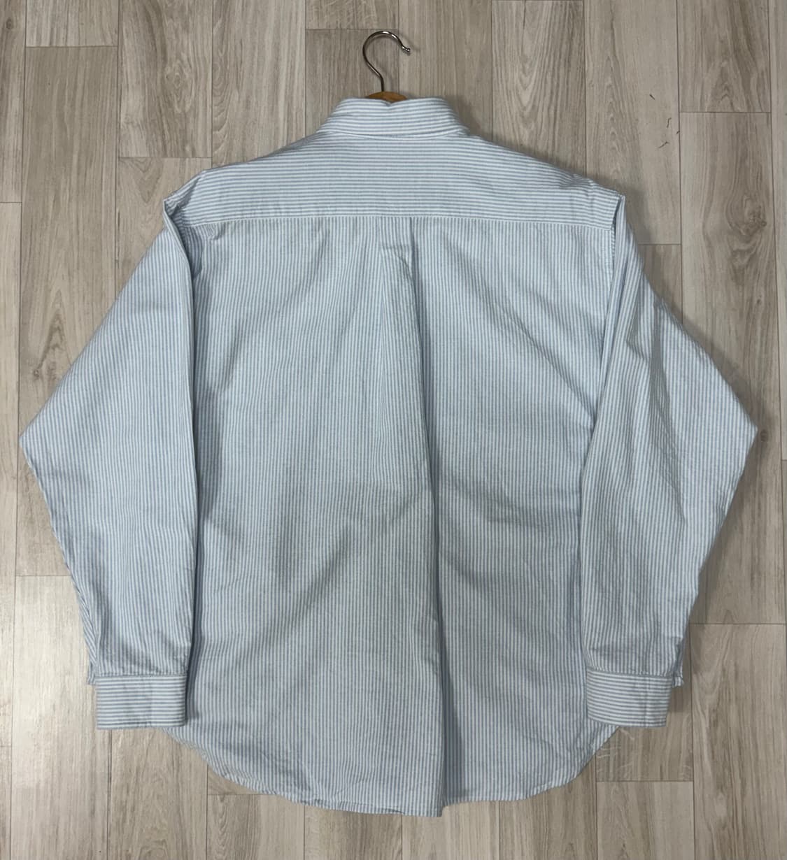 [아웃스탠딩] OS LOGO ST OXFORD SHIRT_SKY BLUE 상품이미지7