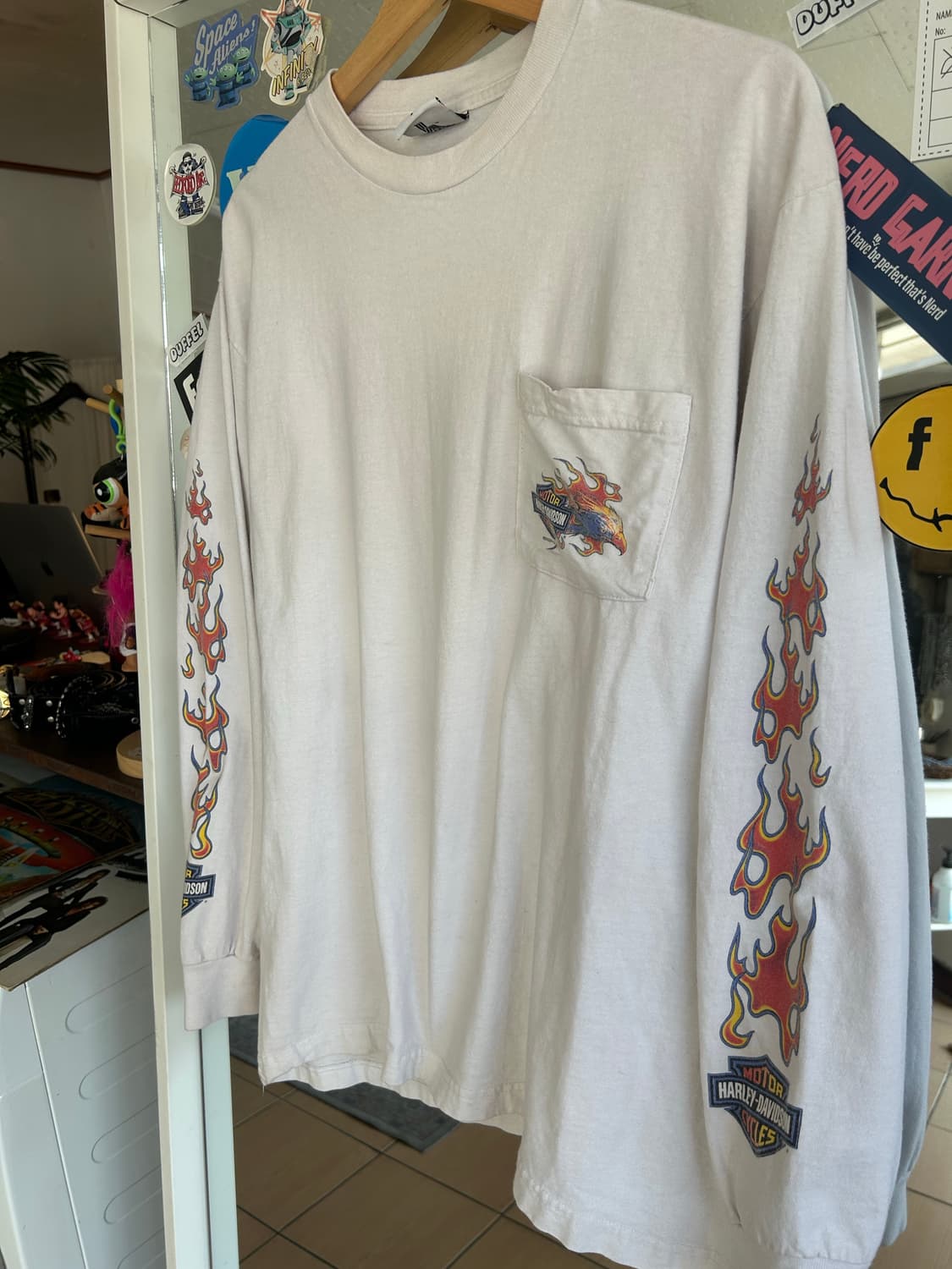 00’s 할리데이비슨 플레임롱슬리브 상품이미지2