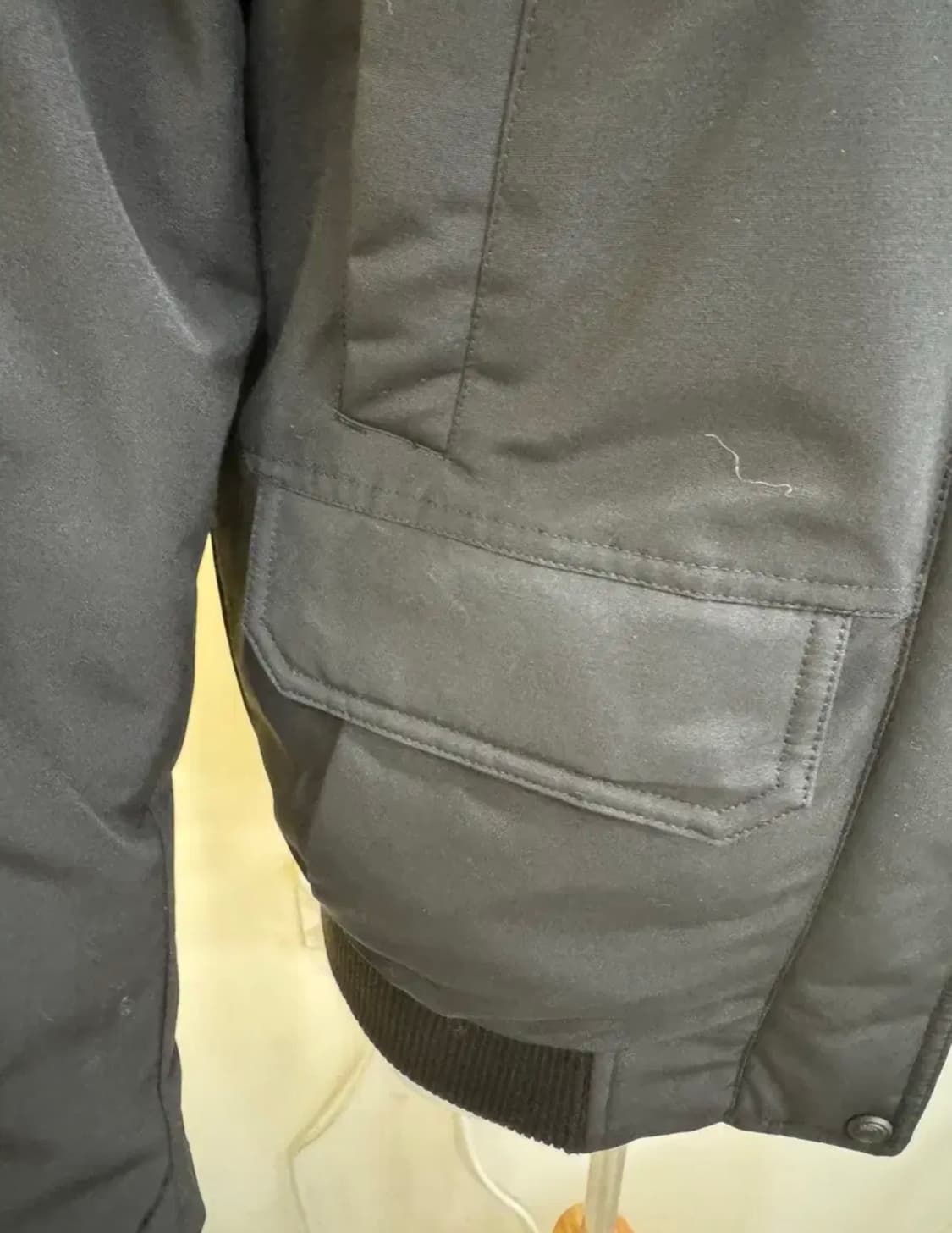 Discovery Expedition 블랙 숏 다운패딩/퍼후드/85/XS 상품이미지4