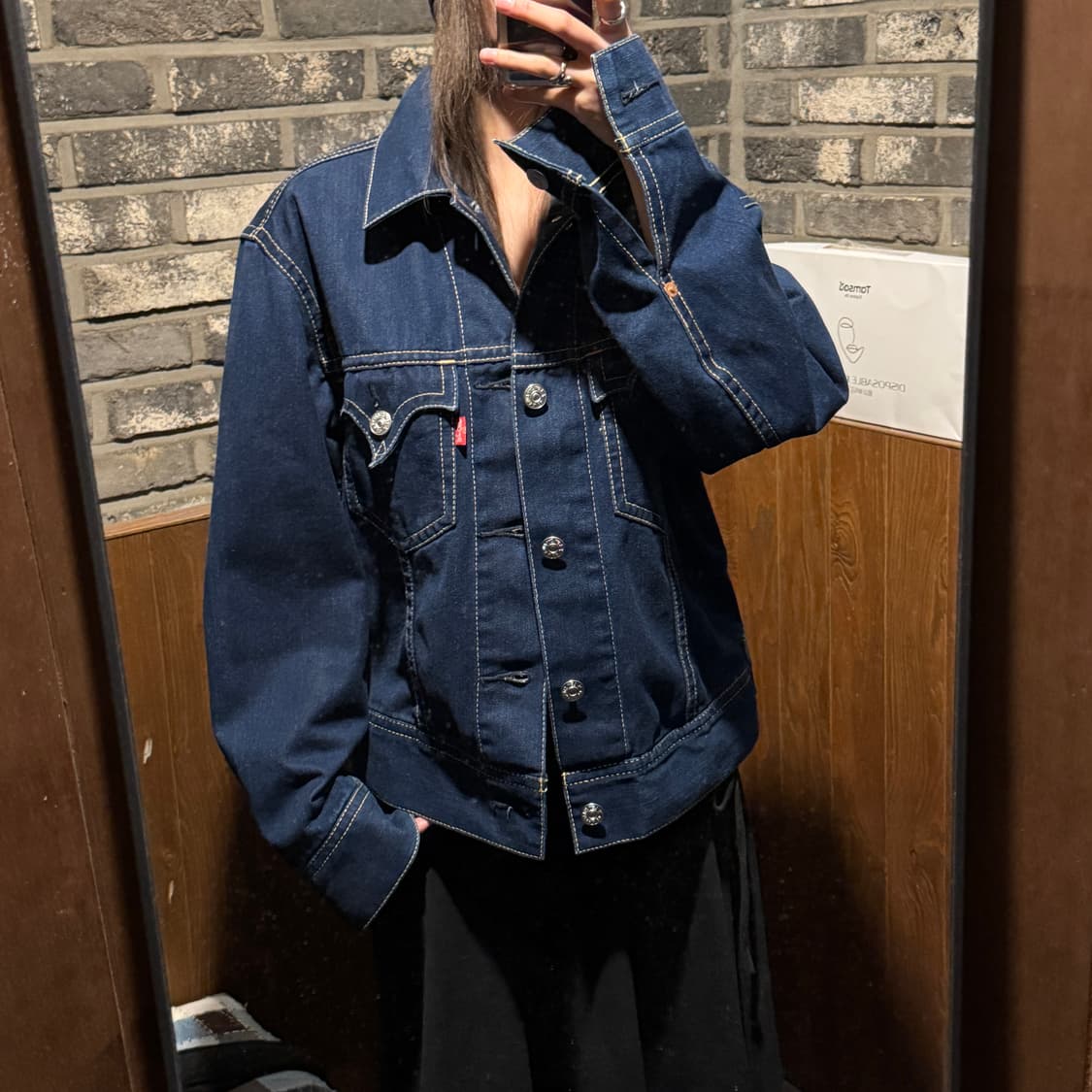 M) 리바이스 아이코닉 데님자켓 TYPE 1 진청 데님 청자켓 L60 상품이미지8