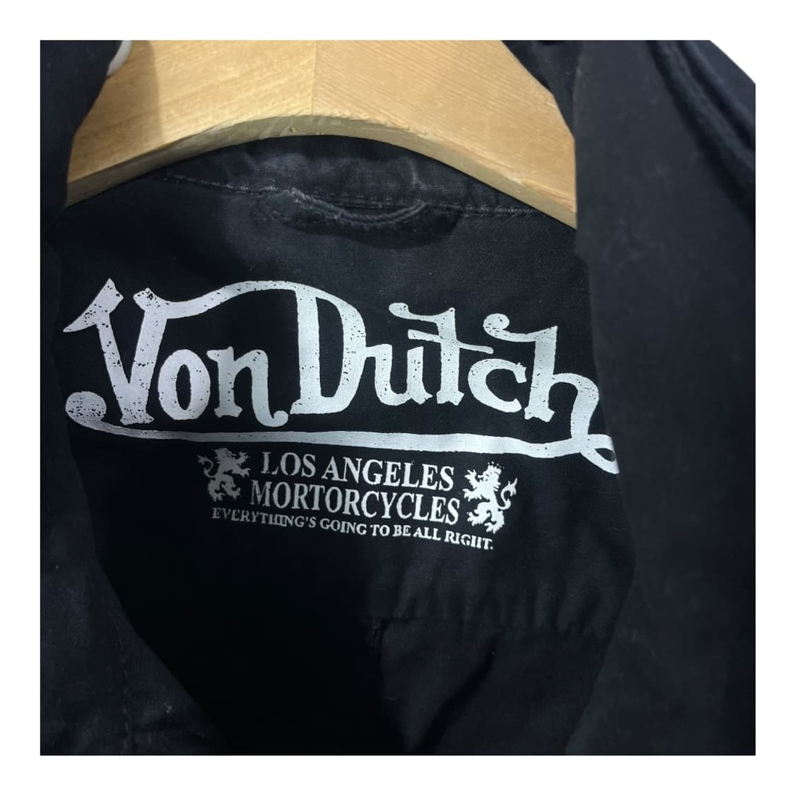 [Von Dutch] 본더치 블랙 코튼 자켓 상품이미지5