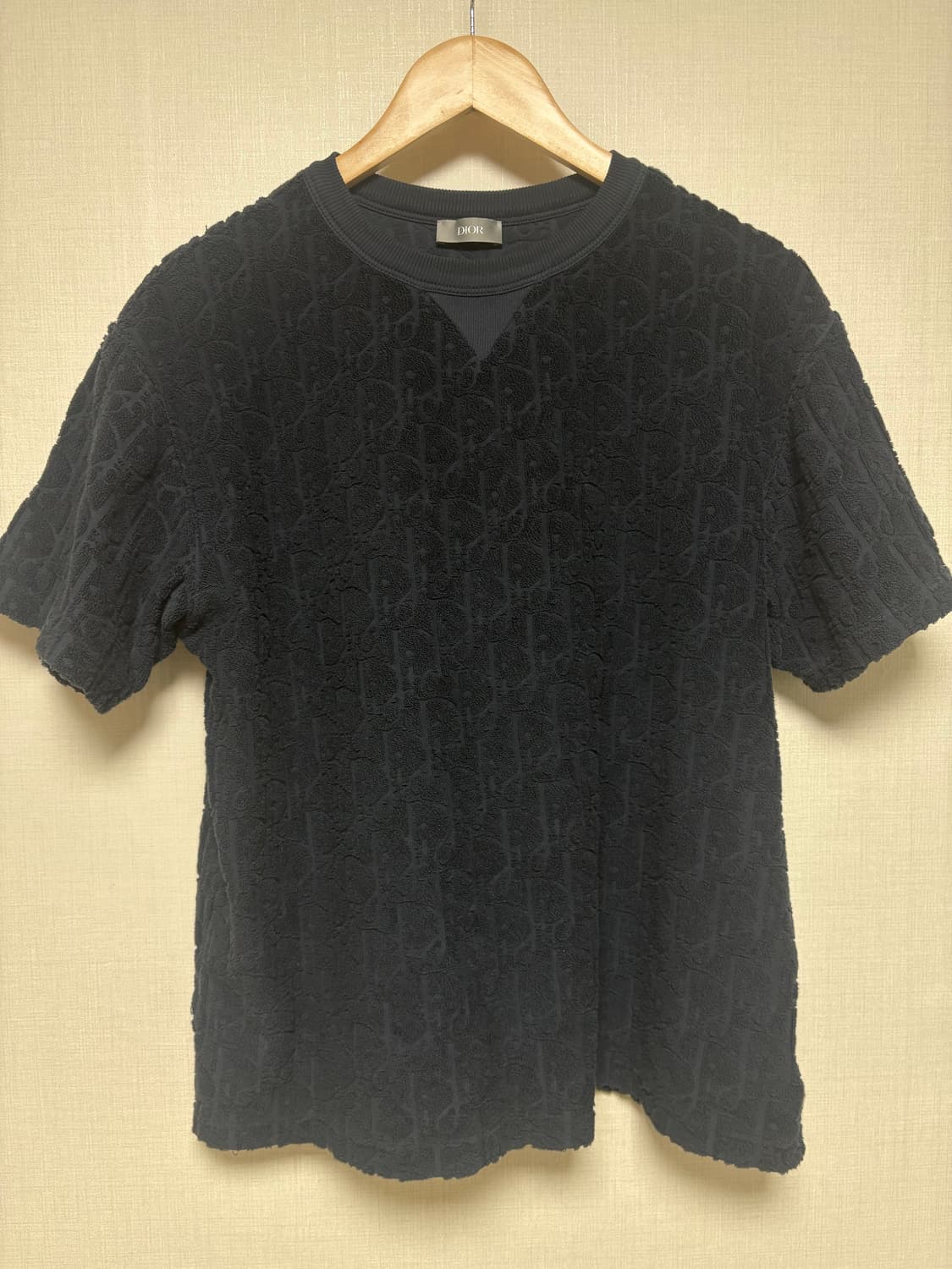 [S/새상품급] 디올 오블리크 테리 반팔티 상품이미지1