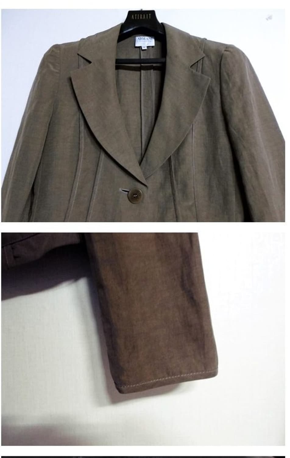 알마니꼴레지오니 정품 마소재 콤비 55사이즈 상품이미지3