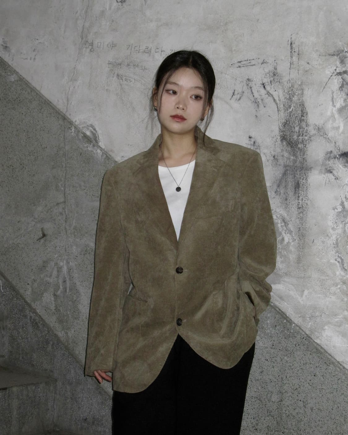베이지 코듀로이 블레이저 상품이미지4