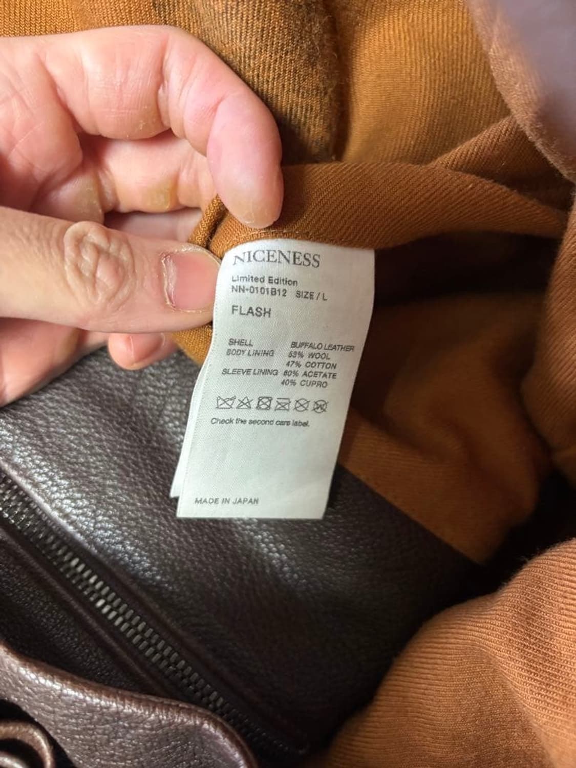 23aw FLASH A-2N BUFFALO LEATHER jkt 상품이미지6