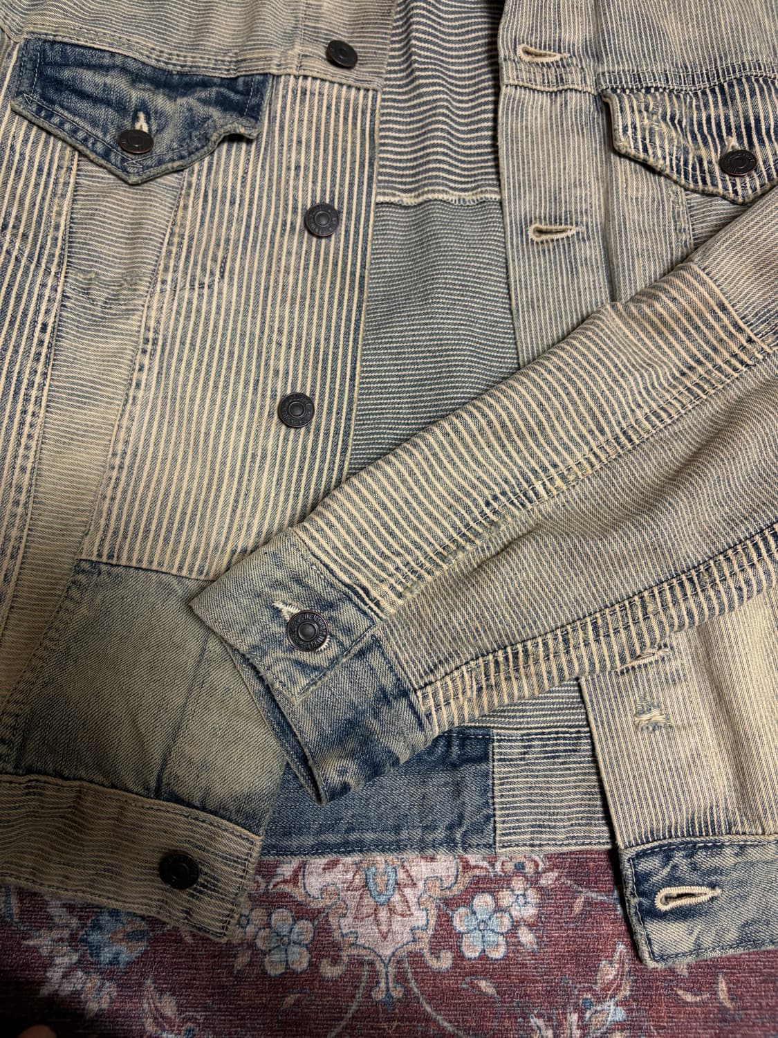 폴로 데님앤서플라이 패치워크 데님 자켓 상품이미지5