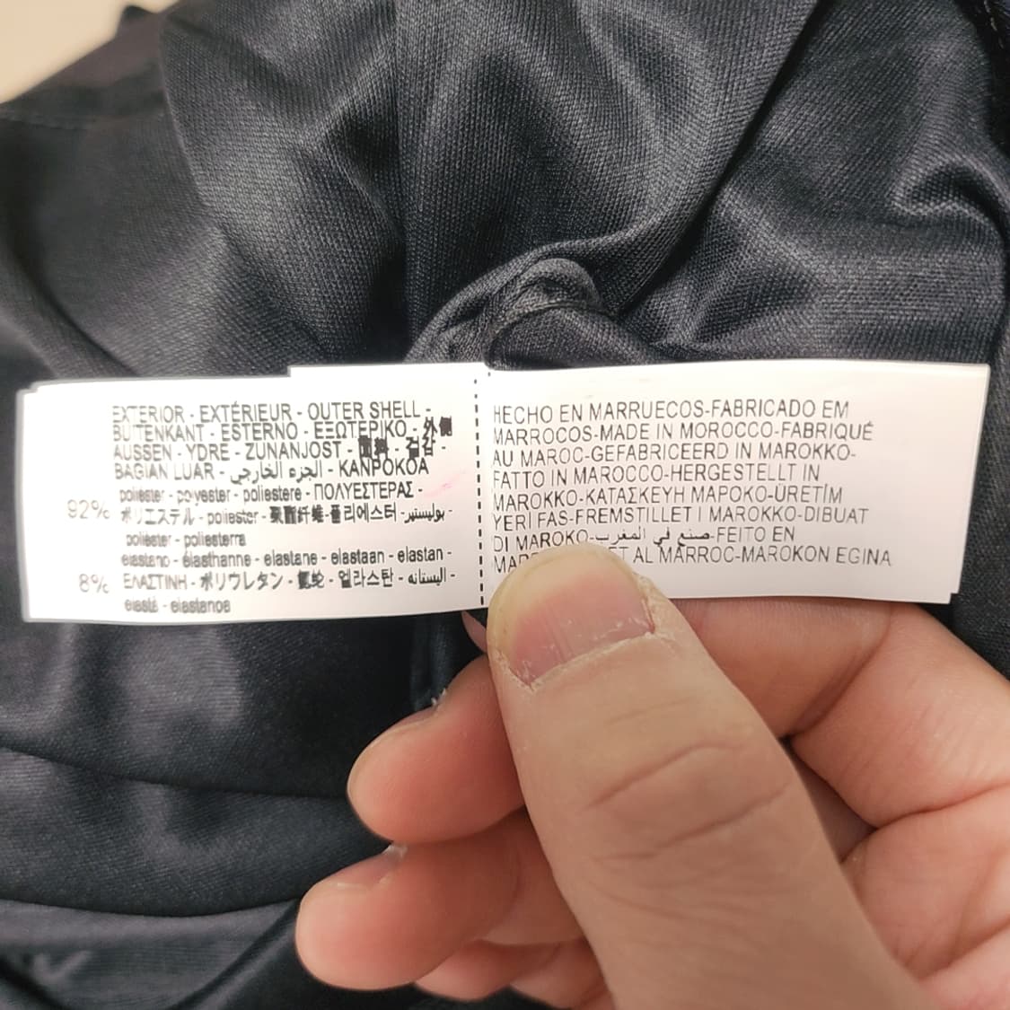 [S] 새상품 자라 블랙 리본 미니 원피스 상품이미지4