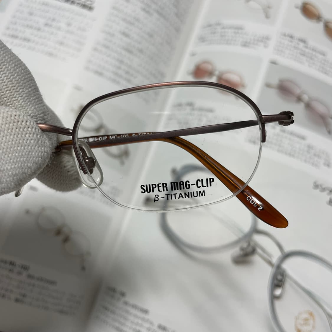 Super Mag-Clip 일본 반무테 클립 안경 상품이미지4