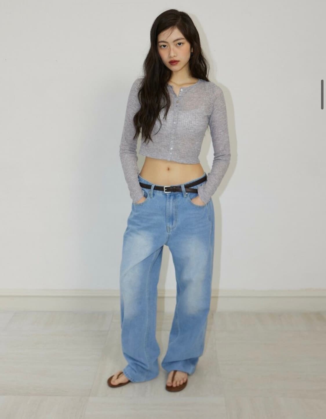 미치코런던 시어 크로셰 가디건 / 크롭 가디건 상품이미지4