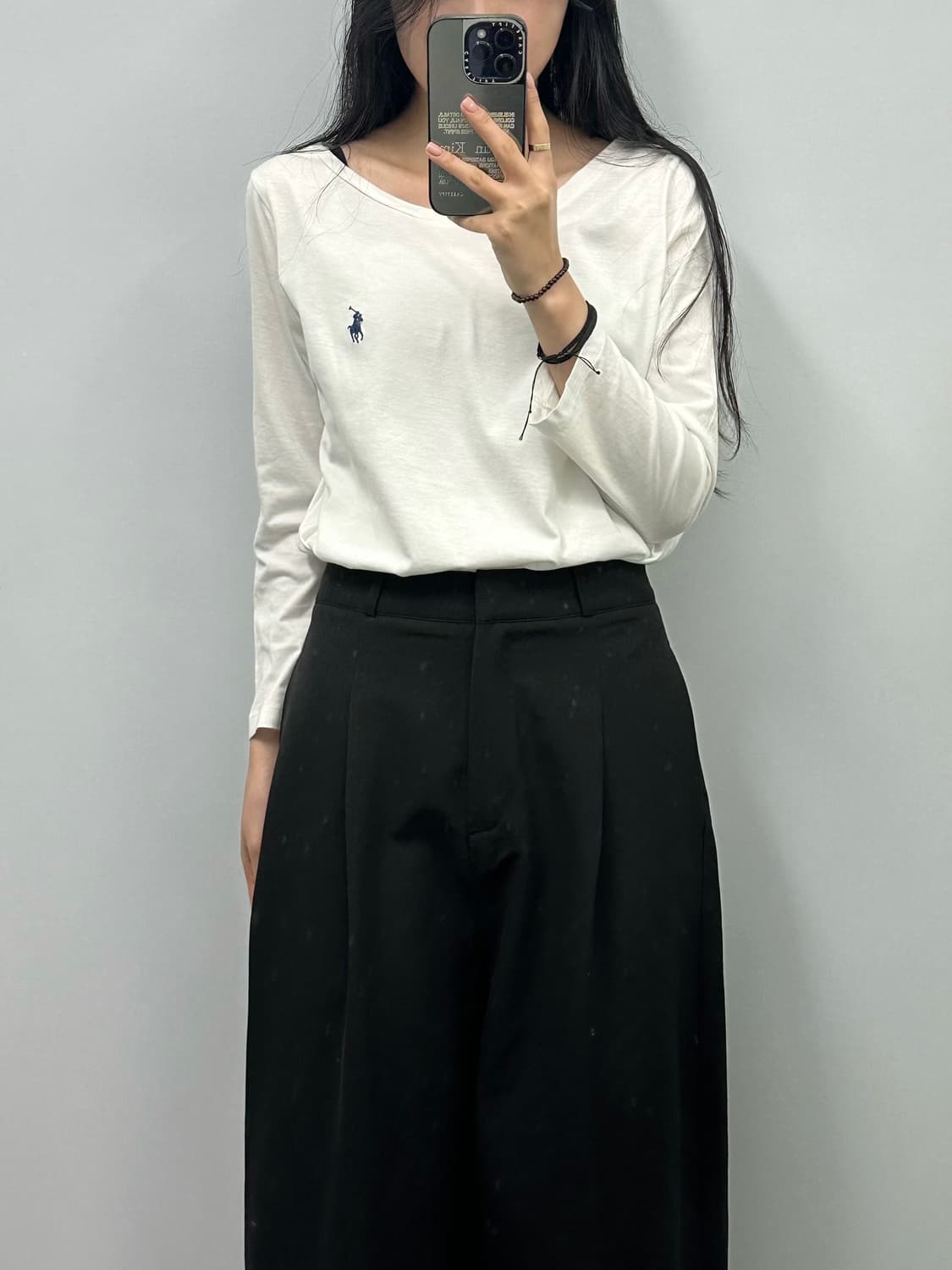 폴로 랄프로렌 화이트 롱슬리브 상품이미지1