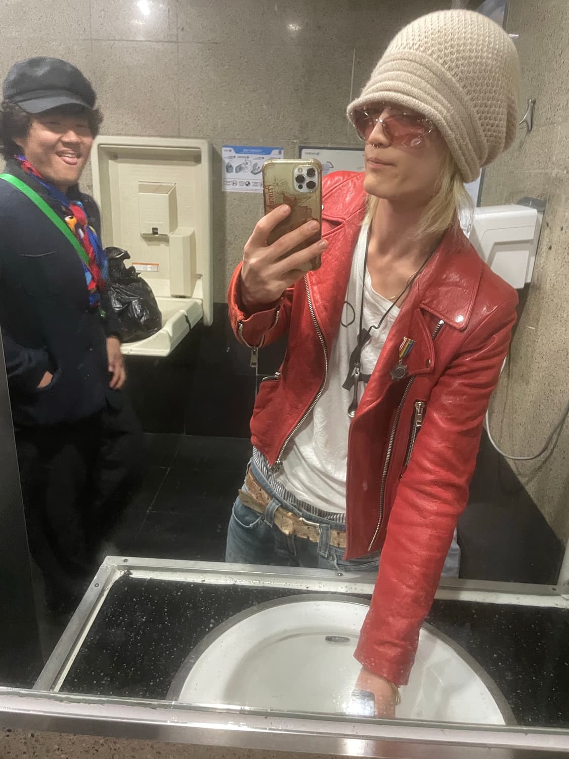 fight club leather jacket 상품이미지1