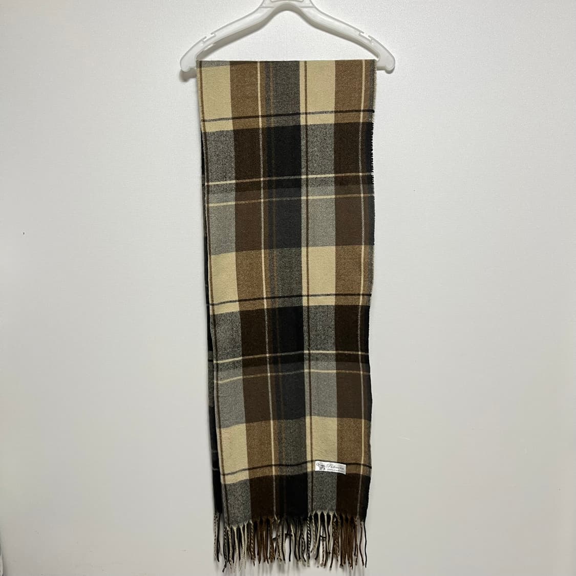 파시미나 100프로 캐시미어 체크 머플러 상품이미지4