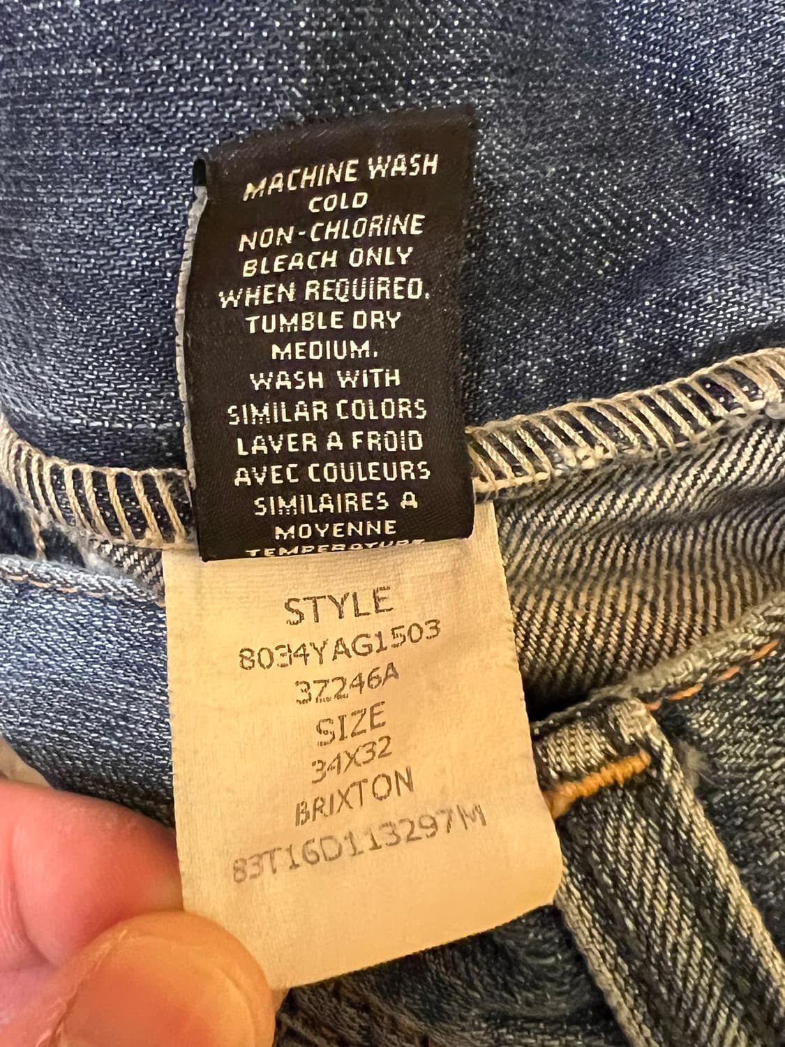 00s [34x32] 랄프로렌 폴로 진 데님 청바지 BRIXTON 상품이미지6
