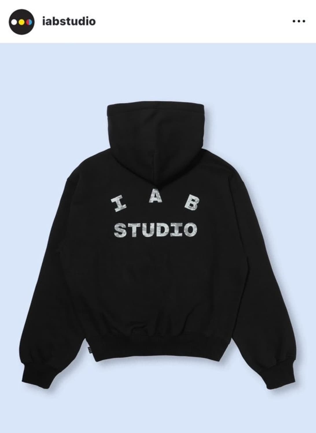 Iab 아이앱 스튜디오 카모 후드 XL 상품이미지1