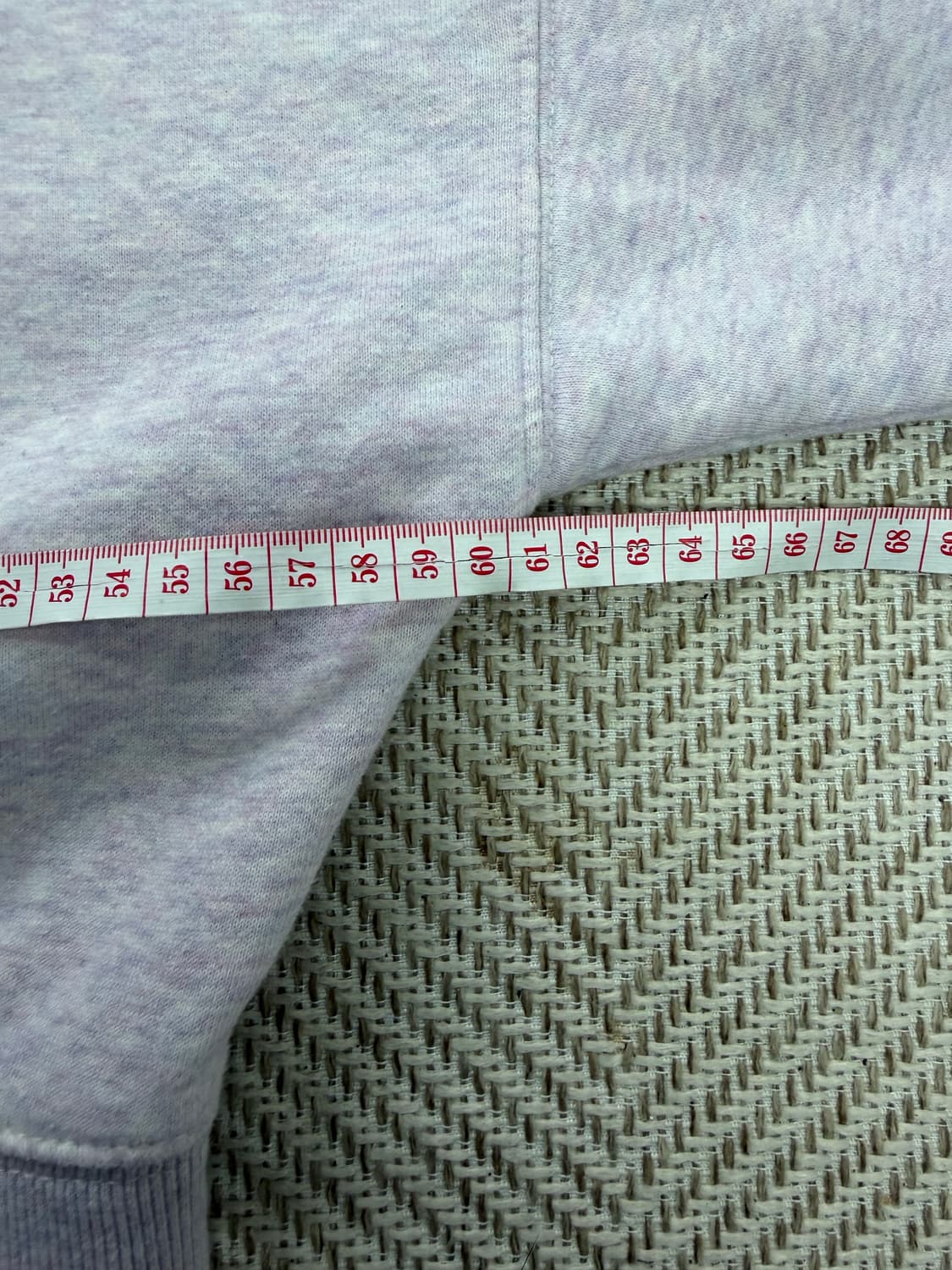 정품) 아디다스 여성 오버핏 크롭 라벤더 맨투맨 M 상품이미지8