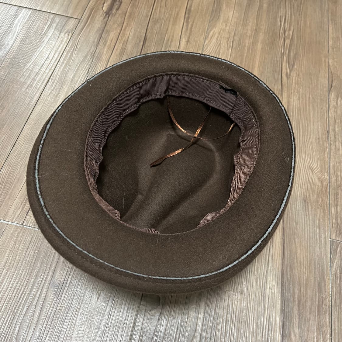 Vintage brown fedora 상품이미지3