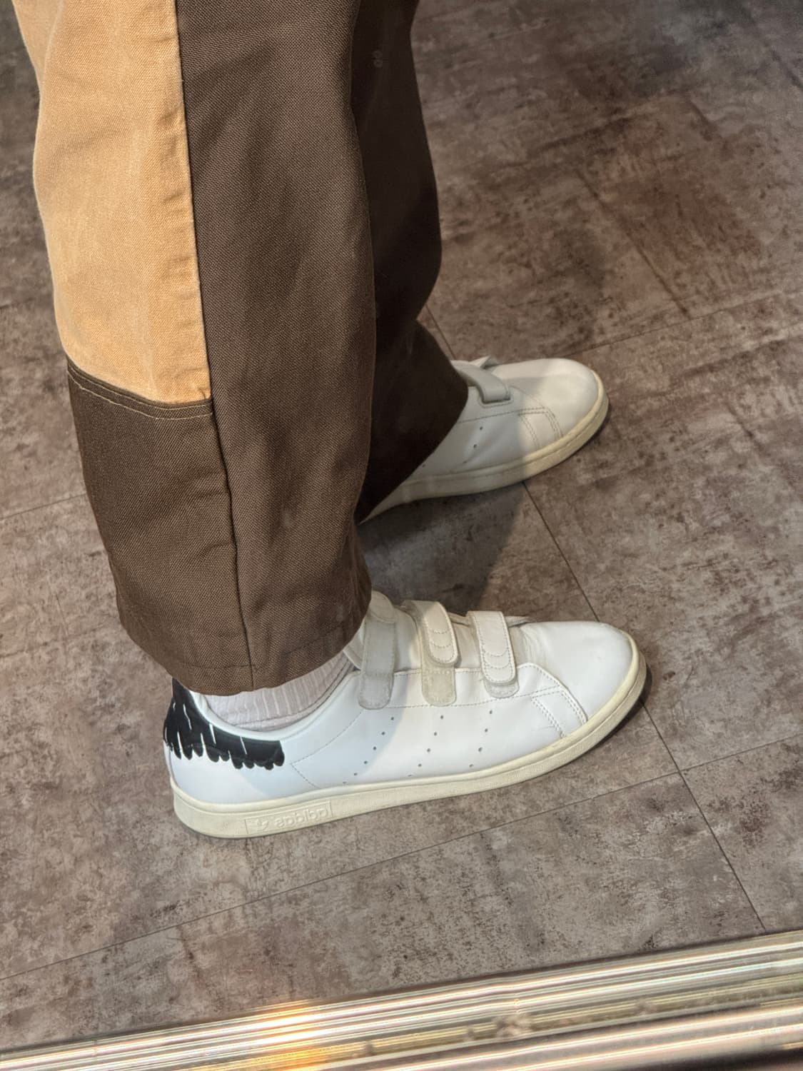 17FW 아디다스 스탠스미스 CF 화이트 270-80mm 상품이미지10