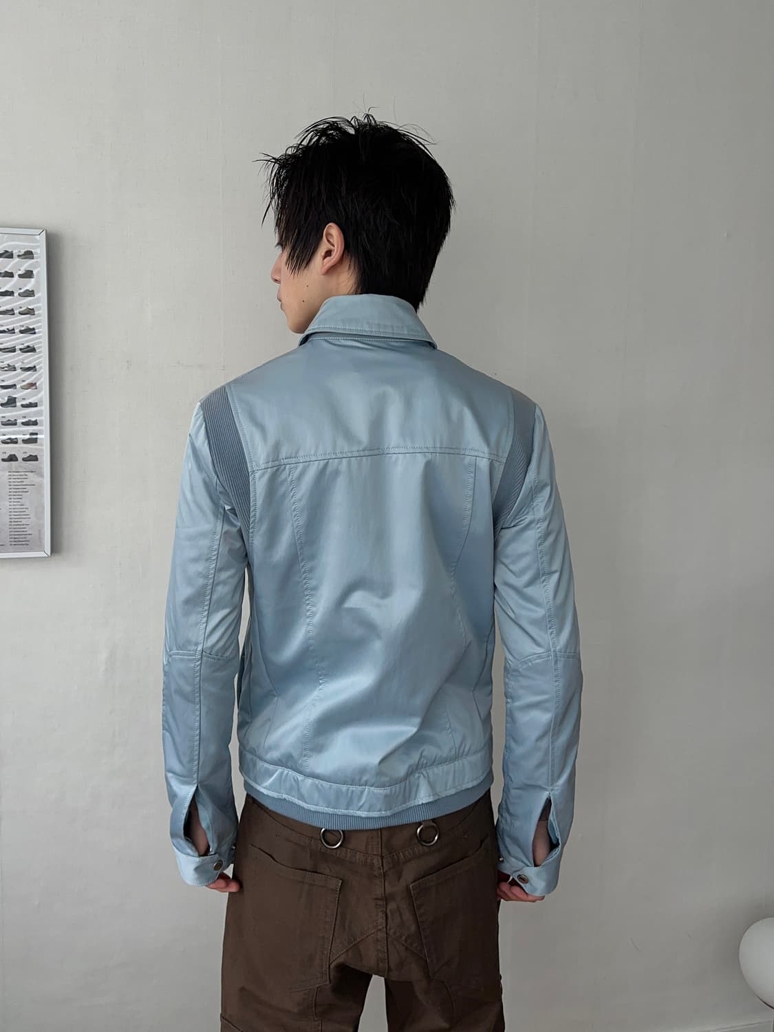 Gatsby Collection 글로시 바이커 자켓 상품이미지8