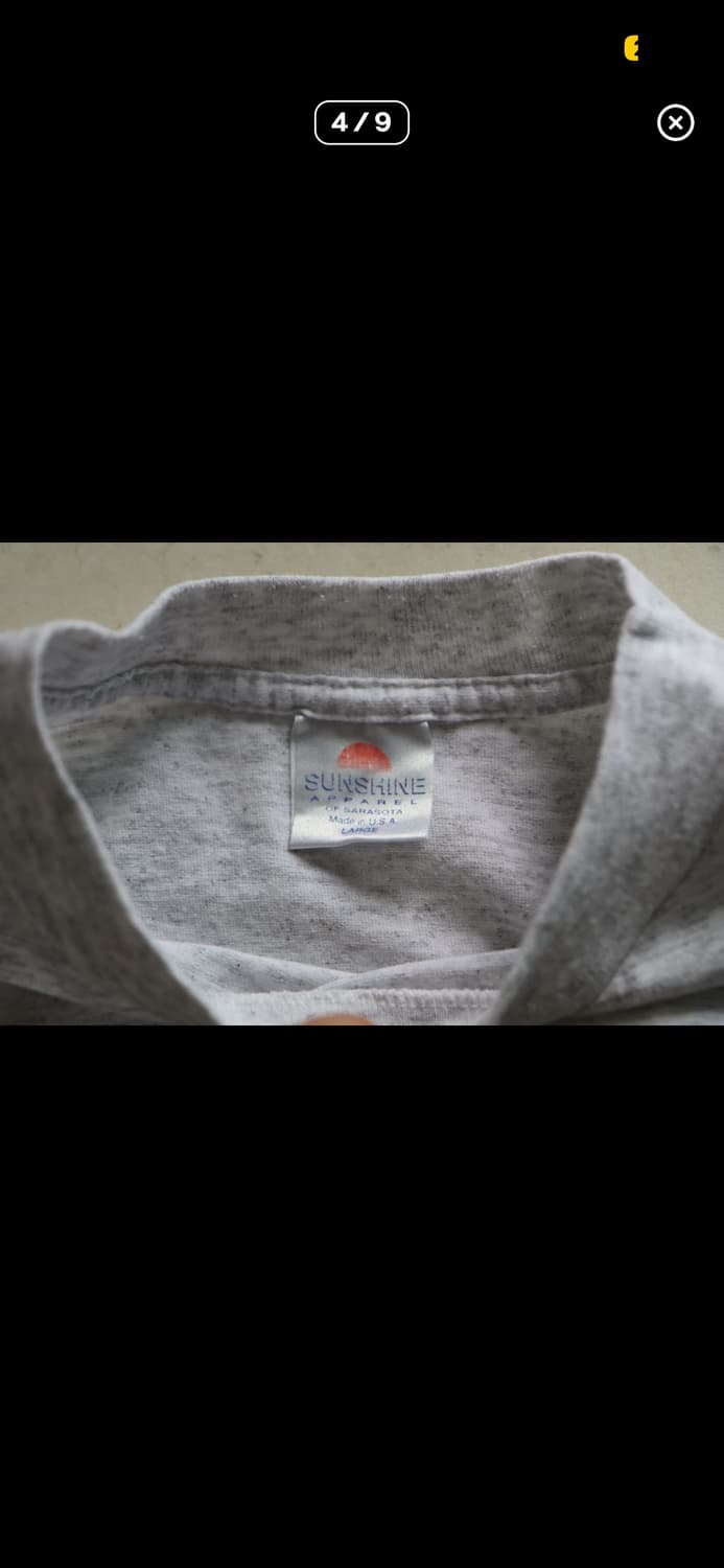 90s MADE IN USA 싱글스티치 펠리컨 그래픽 티 셔츠(L) 상품이미지4