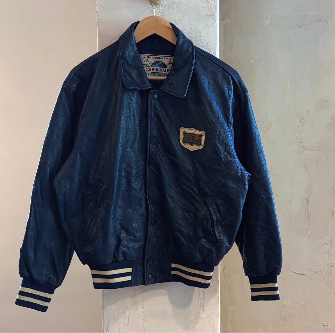 80년대'SEAHOP'바시티 자켓 상품이미지2