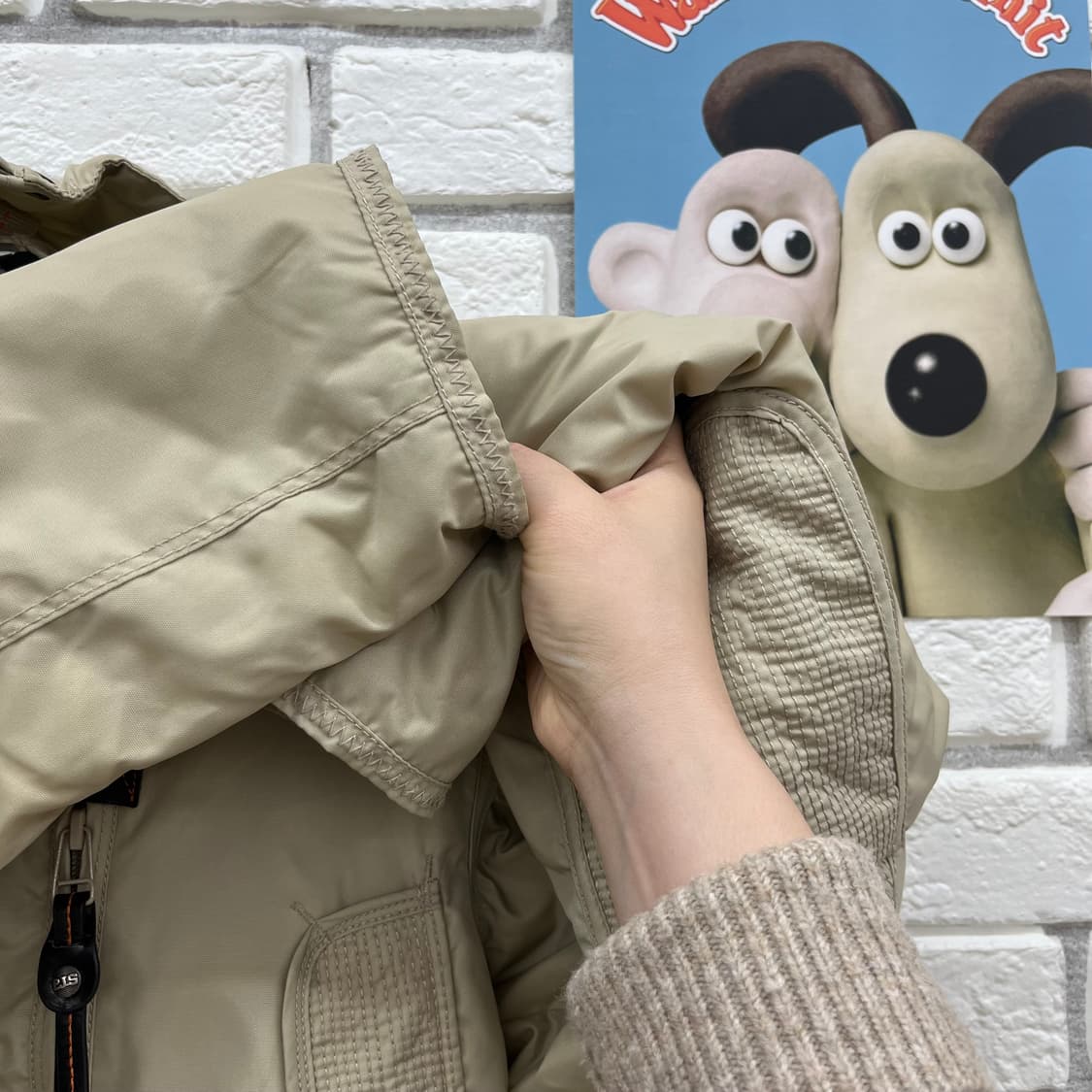 파라점퍼스 코디악 베이지패딩-S 상품이미지5