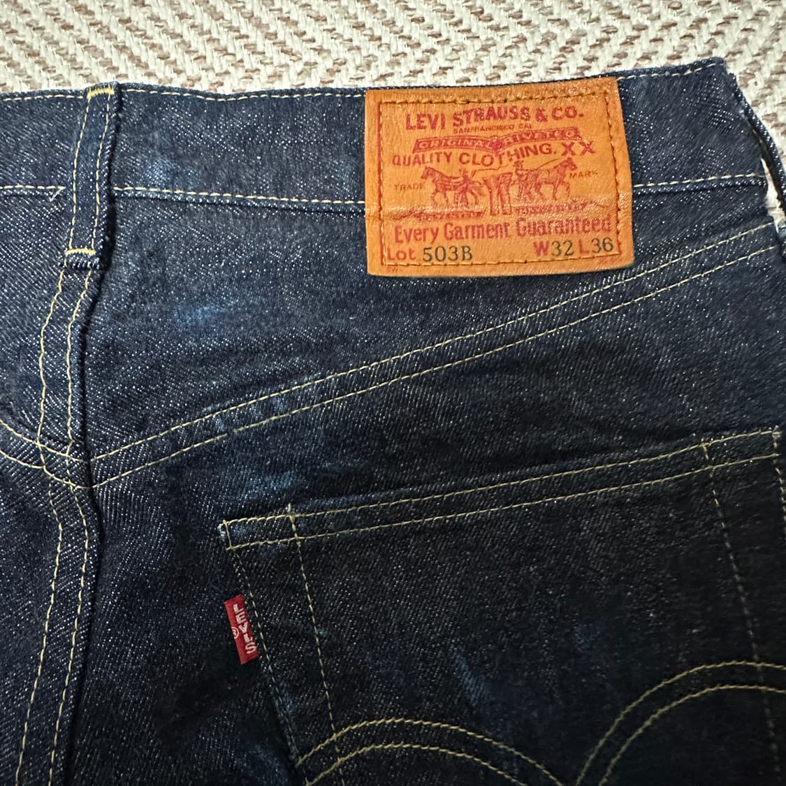 LEVI'S 503B japan made selvedge jeans 상품이미지3