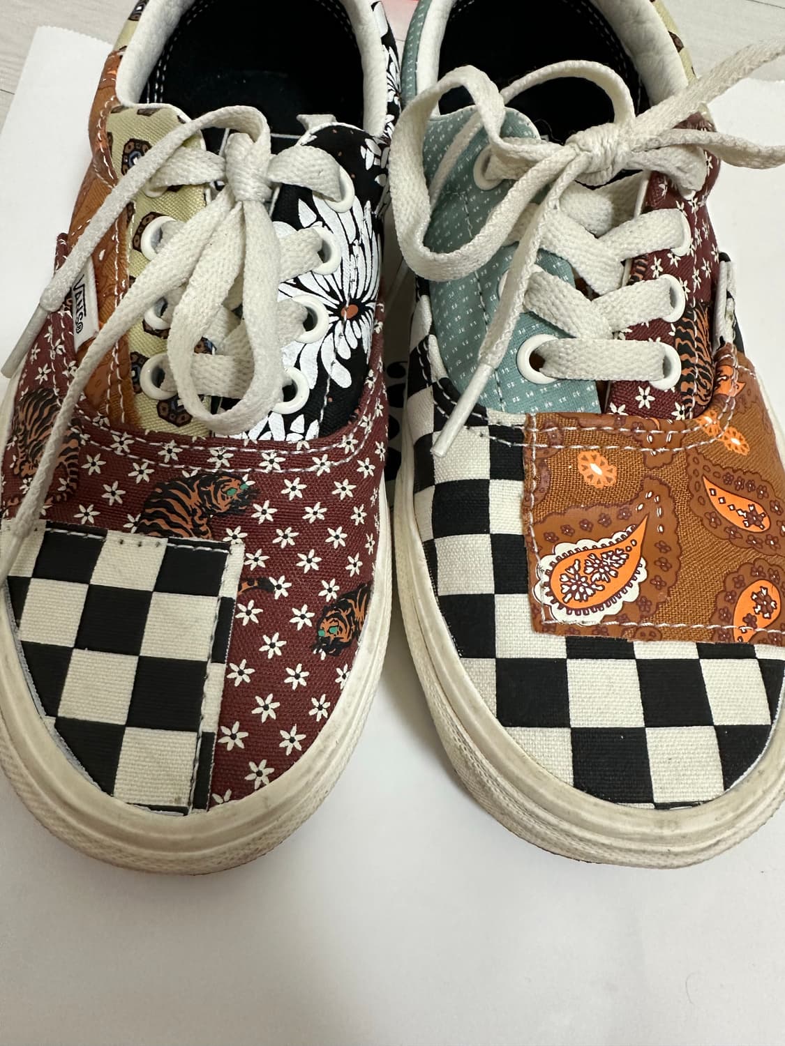 반스 타이거 패치워크 에라 신발 225 상품이미지2