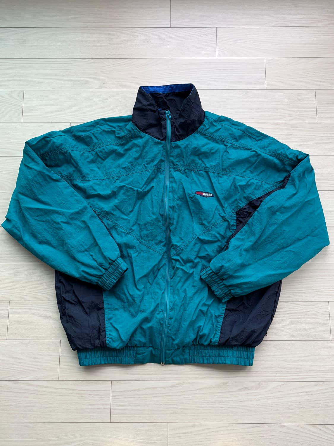 80-90s 아메리칸 올드 스포츠 나일론 빈티지 자켓 L (100)  상품이미지1