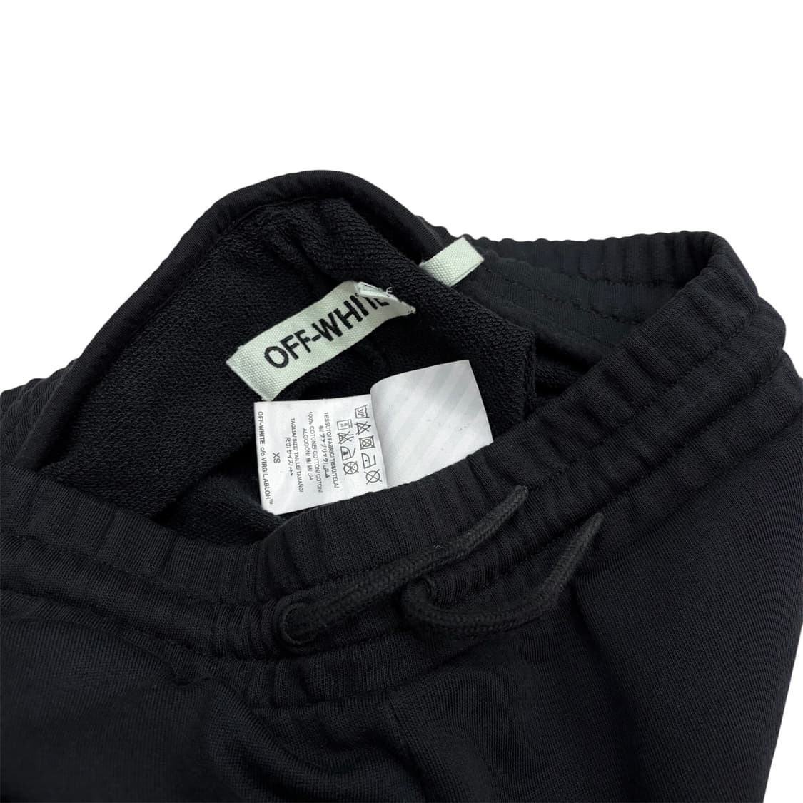 오프화이트 블랙 조거 팬츠 바지 상품이미지3