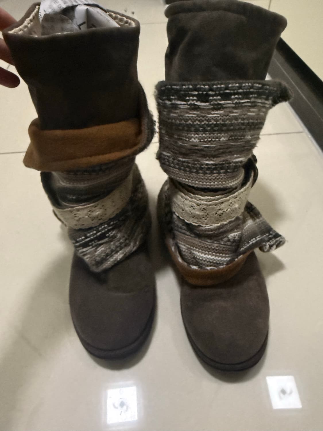 Mukluks 니트벨트 부츠 상품이미지4