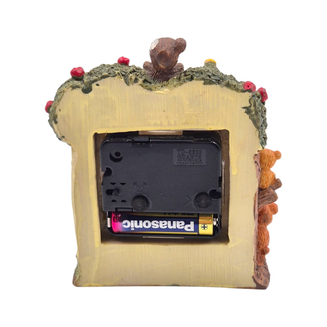 90s 레트로 테디베어 알람 탁상 시계 상품이미지3