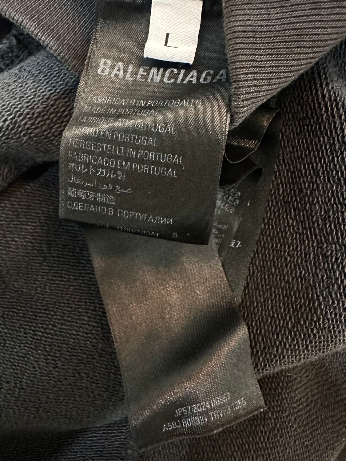 발렌시아가 루프 인사이드 아웃 후드집업 상품이미지6