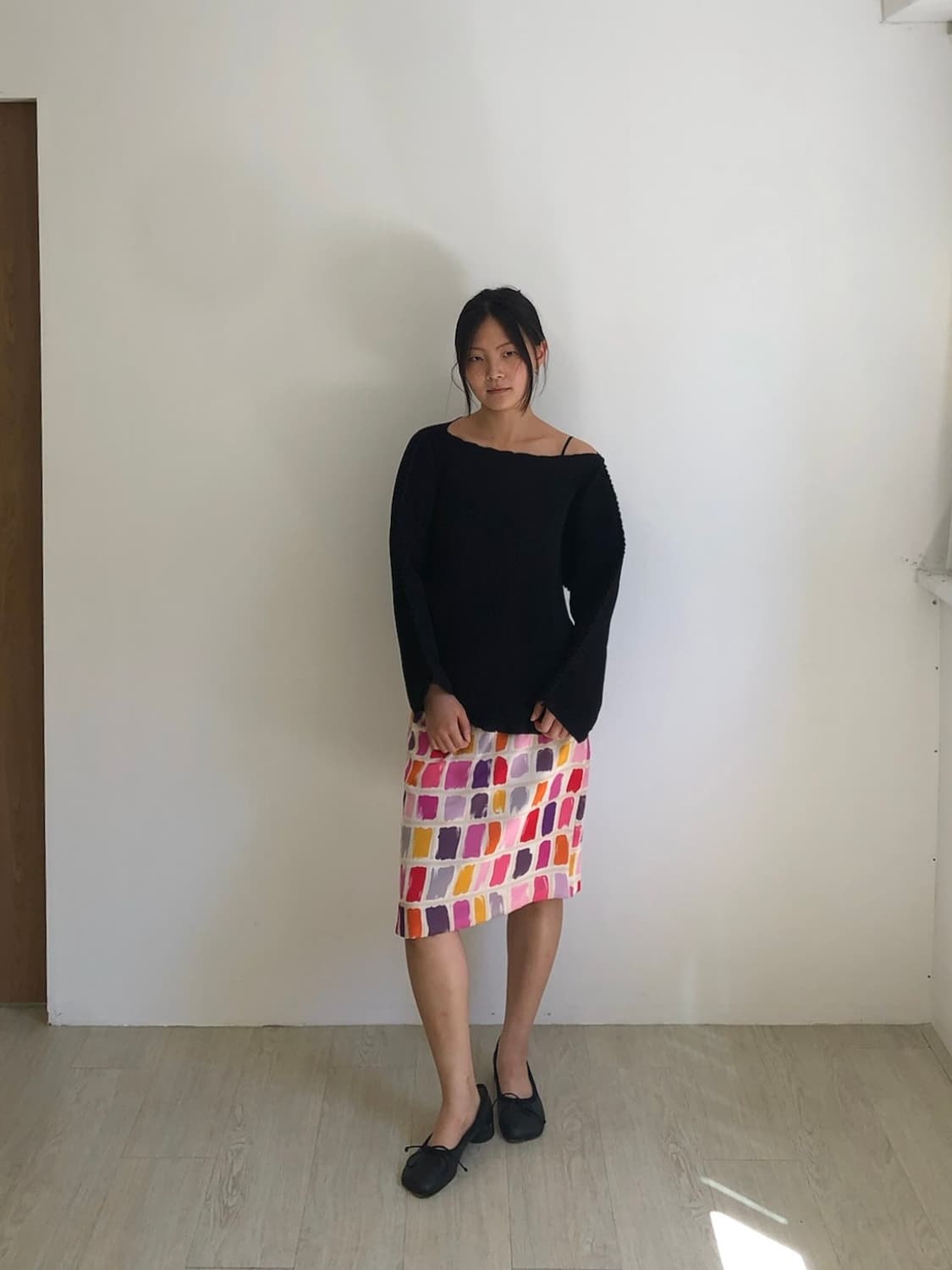 (toteme st) 블랙 플리츠 블라우스 상품이미지2