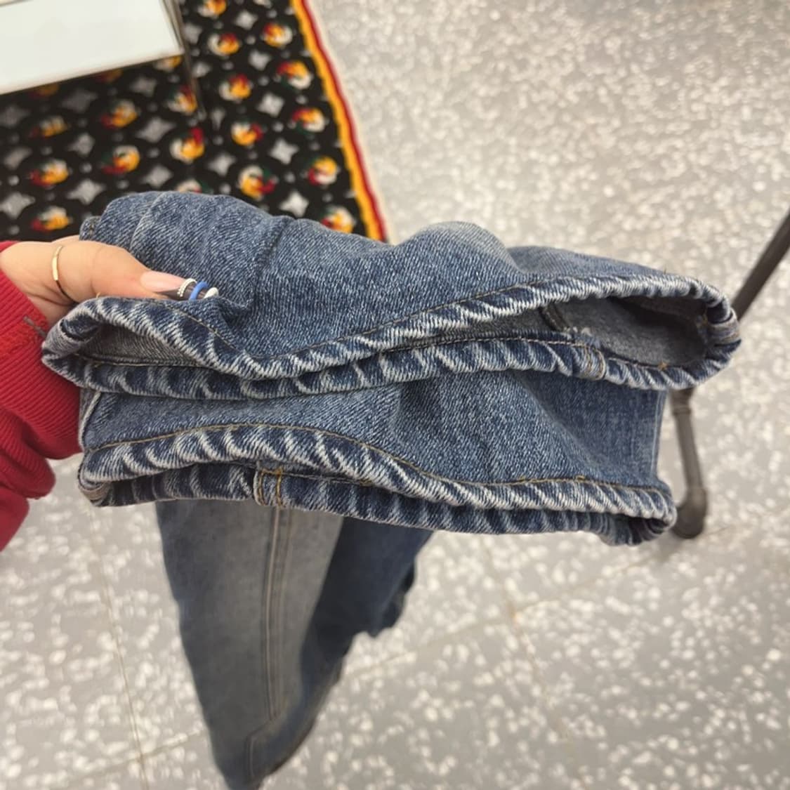 ACME 빈티지 와이드 워싱 데님팬츠 S C07754 상품이미지8