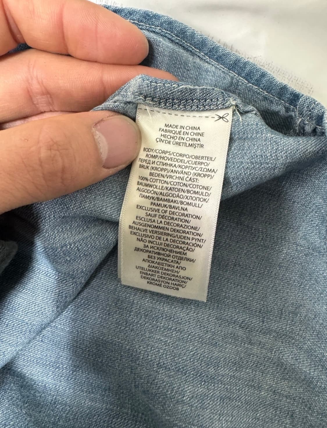 폴로 랄프로렌 데님 셔츠 XL(18~20) 상품이미지10