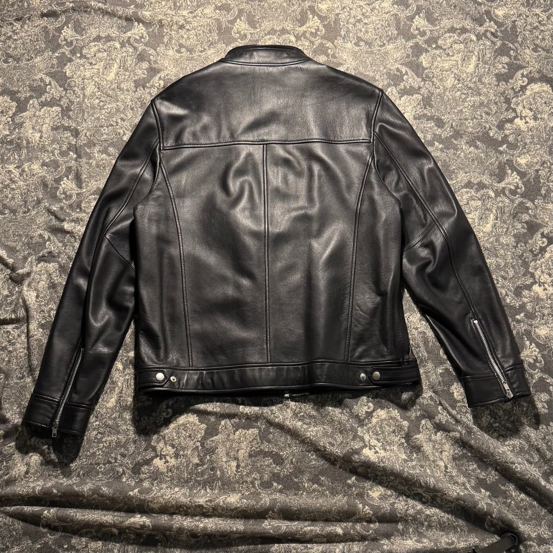 램스킨 차이나카라 레더 자켓 상품이미지2