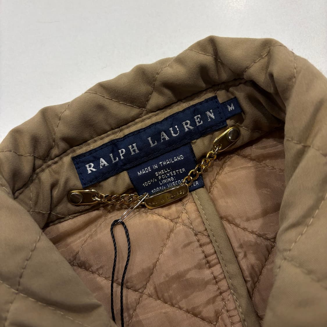 [M] 폴로 랄프로렌 퀼팅 자켓 베이지 C983 상품이미지4