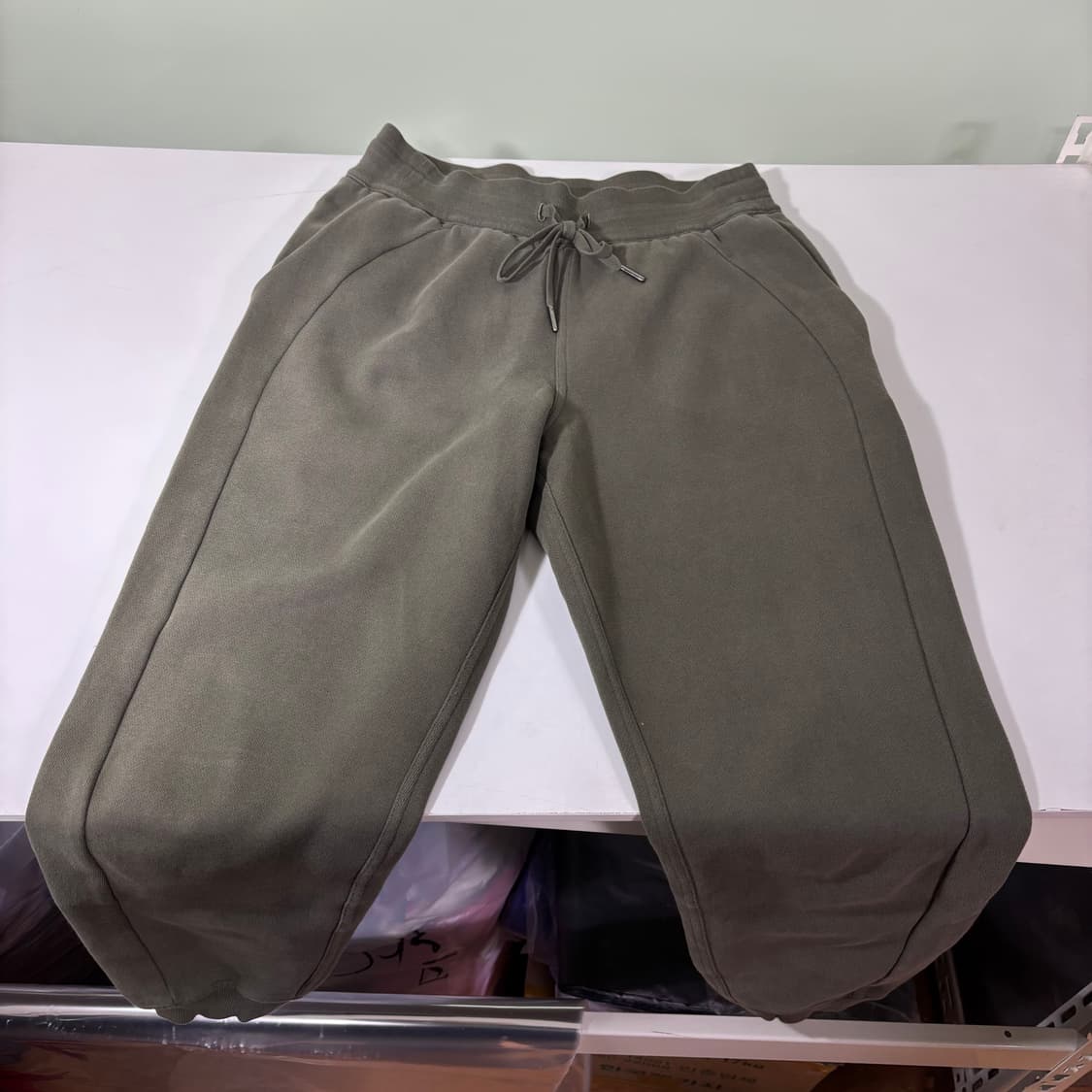 우먼M 룰루레몬 아시아핏 코튼 밴딩 조거팬츠 상품이미지4