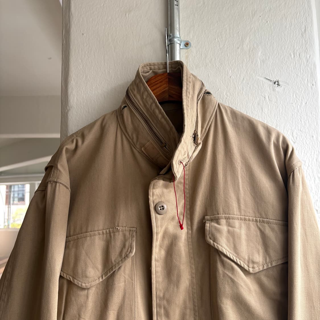 90s 알파 인더스트리 베이지 M65 필드자켓 상품이미지2