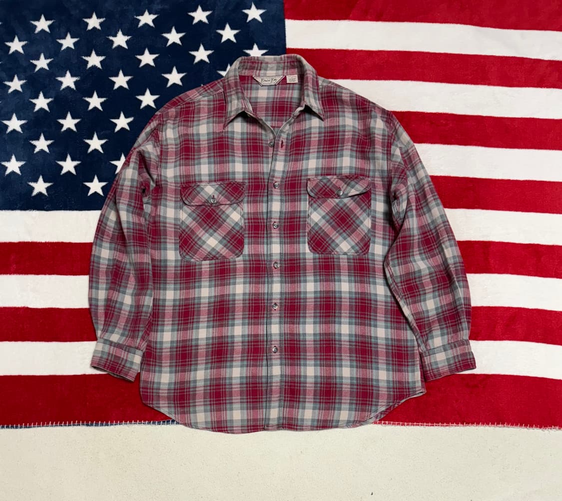 플란넬셔츠 빈티지플란넬셔츠 flannel shirt 빈티지 아메리칸캐주얼 상품이미지1