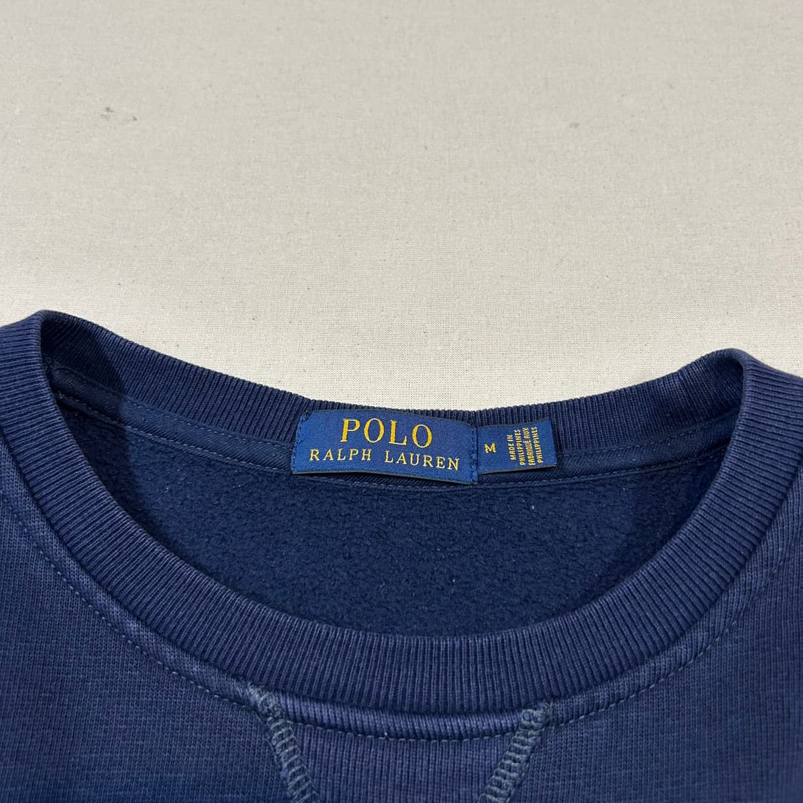 M) 폴로 랄프로렌 네이비 엠브로이드 자수 맨투맨 상품이미지7