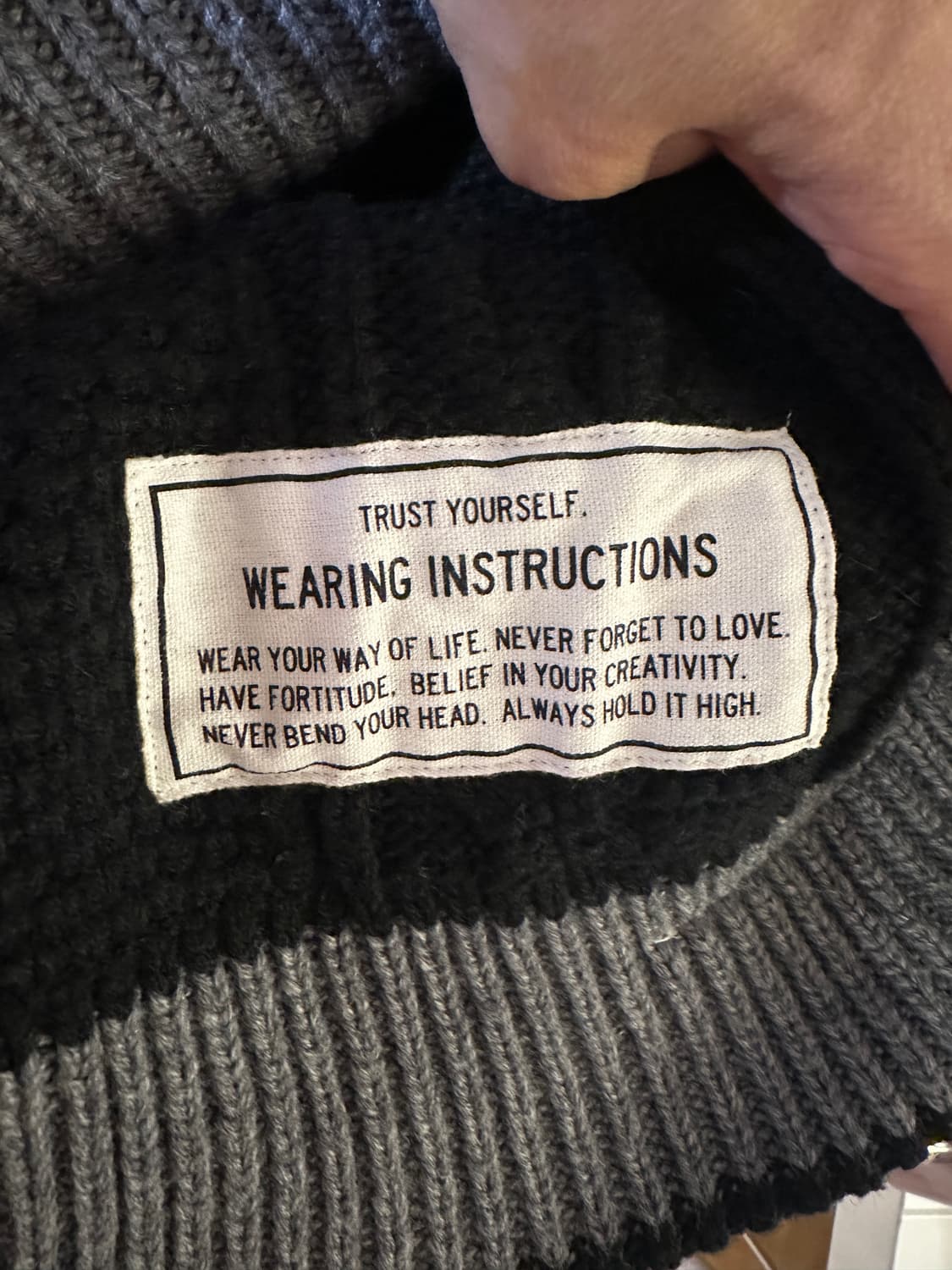 메종 미하라야스히로 케이블 니트 (F) 상품이미지7