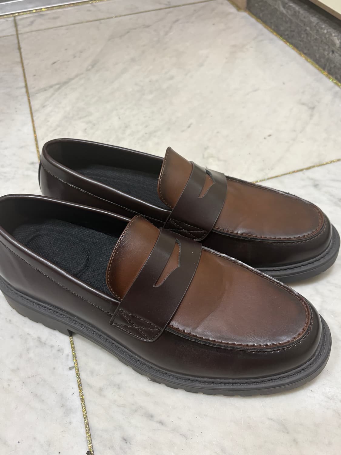 자라 페니 로퍼 브라운 상품이미지1