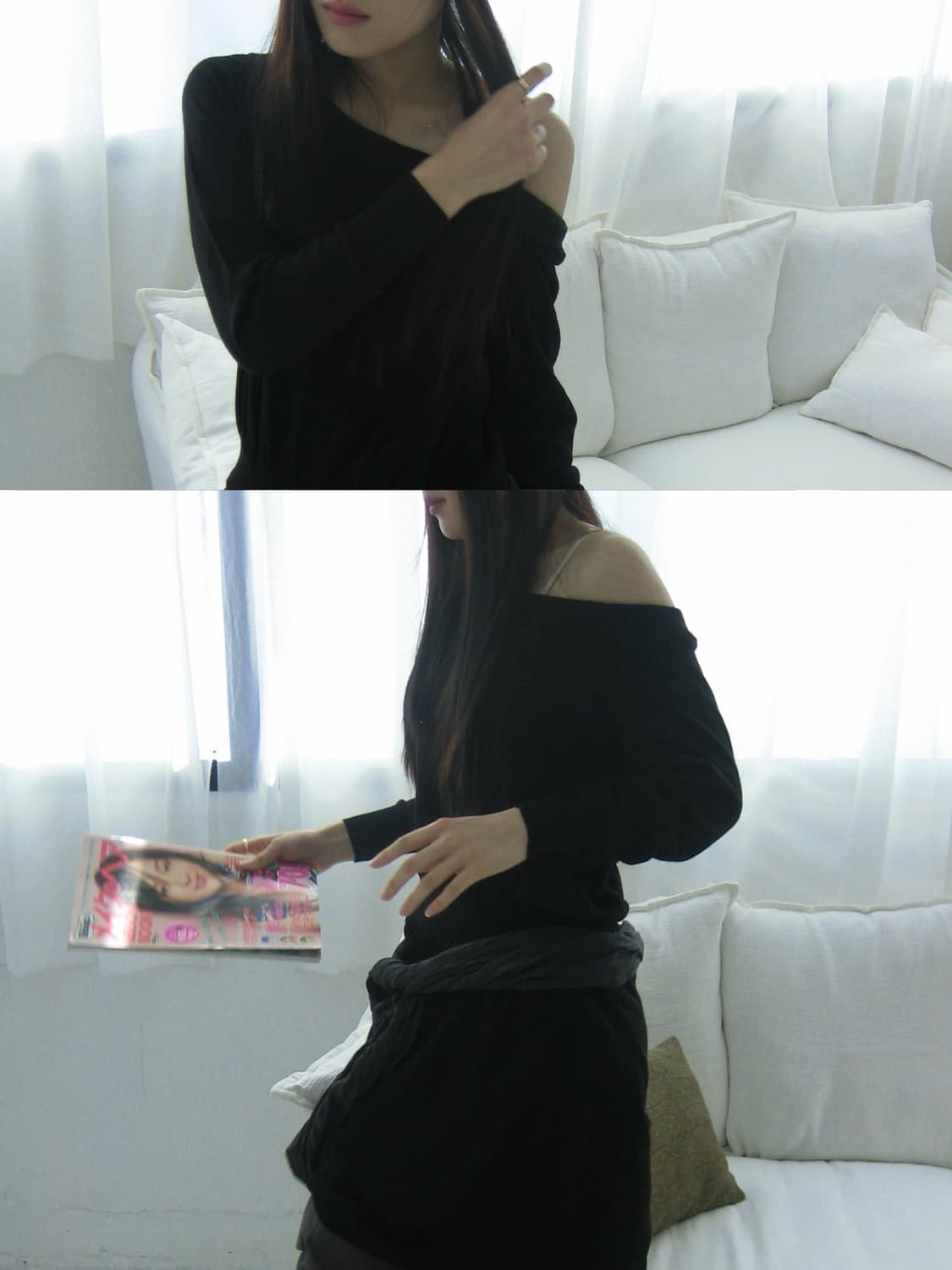 [DESIGNERS REMIX] Black Wool One-Piece 상품이미지3