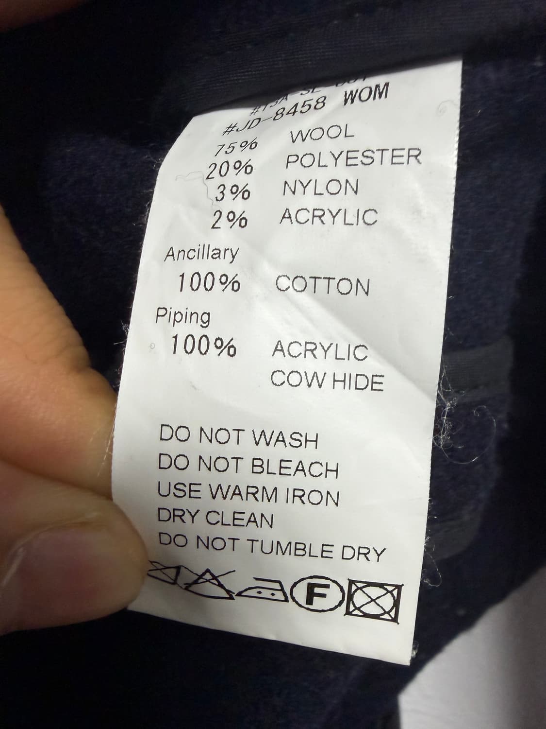 단톤 후드 울자켓 상품이미지4