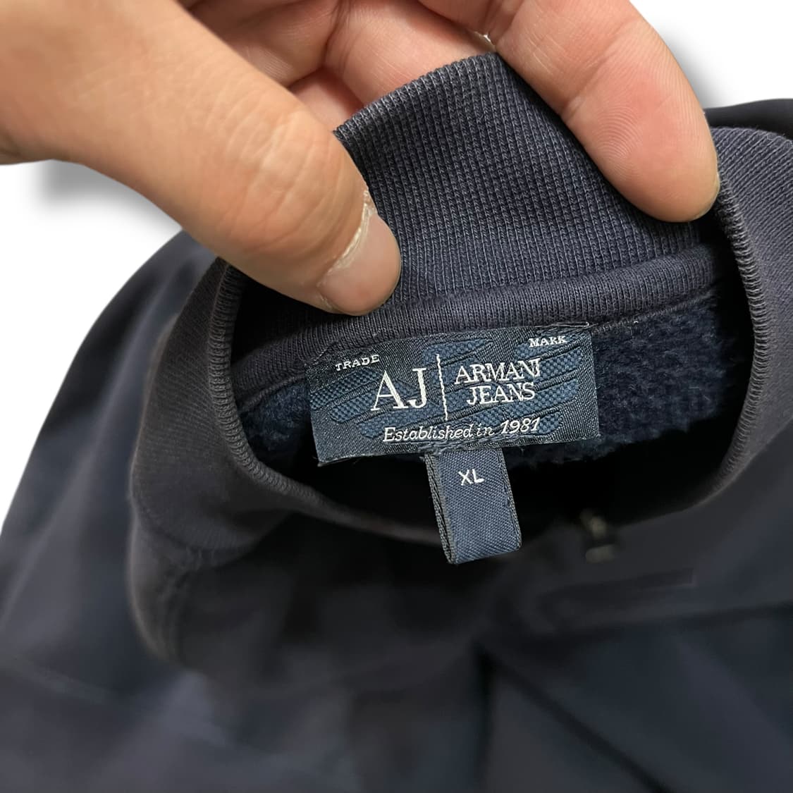  아르마니 진스 백로고 스타디움 자켓 y14136 상품이미지7