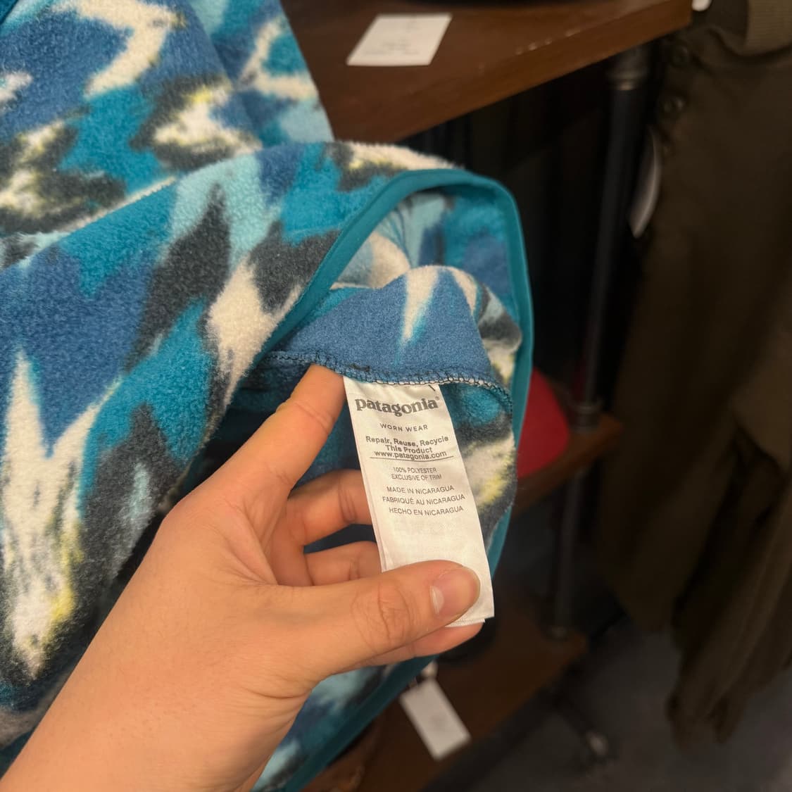 FA17 파타고니아 네이티브 패턴 신칠라 풀오버 플리스 상품이미지7