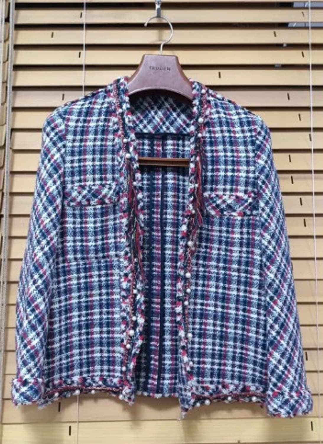 나이스클랍 체크트위드 55사이즈 상품이미지3